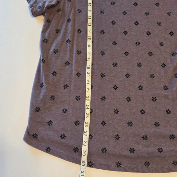 Never Worn - Sonoma Goods for Life Women's Plus Size 2X Tee, Dusty Purple Floral - Picture 5 of 7